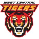 West Central Tigers Logo - Transparent Background